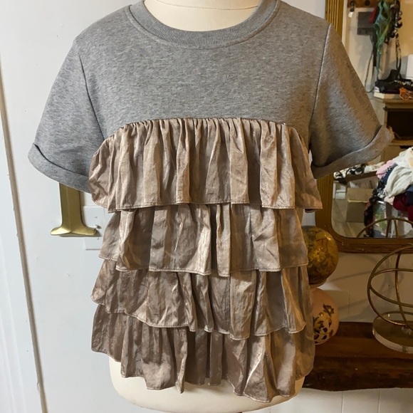 Anthropologie Tops - Anthropologie NWT ruffle top size S